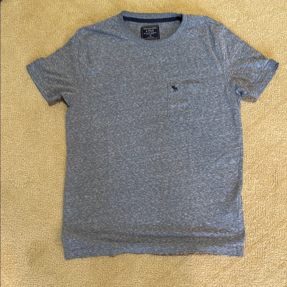 Abercrombie & Fitch Gray Short Sleeve Tee
